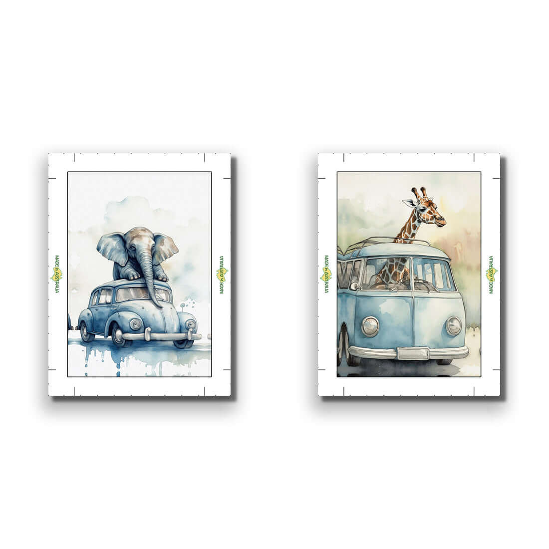 Kombi Zoo Perfect Pair - Wall Art Designs - SET2_6021_AR_V WAD_CP - MPY - 260 - M - R_45x30_NONE