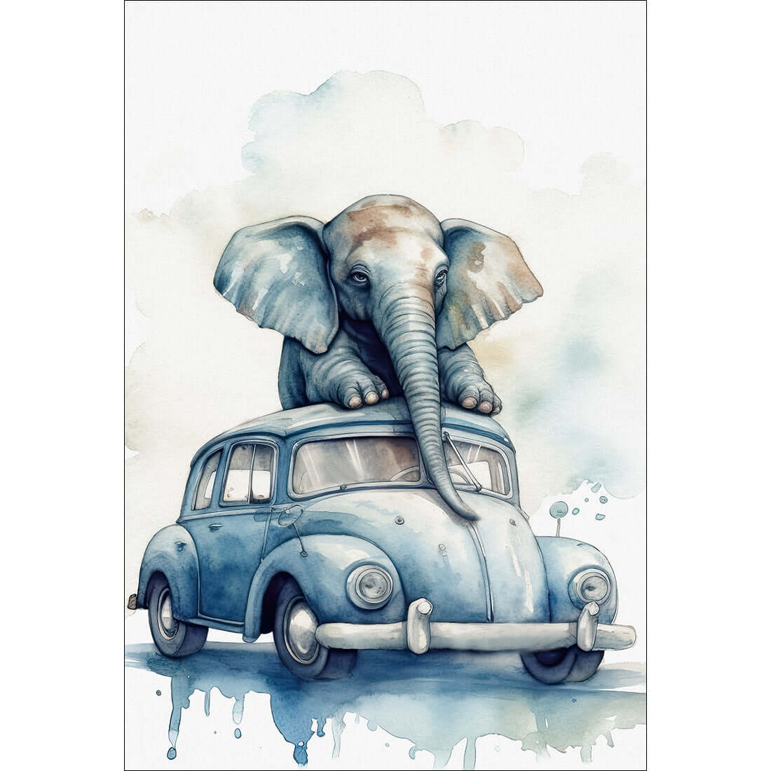 Kombi Zoo Perfect Pair - Wall Art Designs - SET2_6021_AR_V WAD_CP - MPY - 260 - M - S - S_45x30_NONE