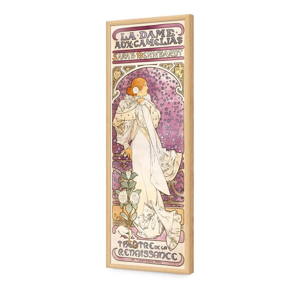 La Dame Aux Camelias By Alphonse Mucha - Wall Art Designs - 986_AL_V WAD_AP - 030 - EDG_90x30_S - 2538 - OAK