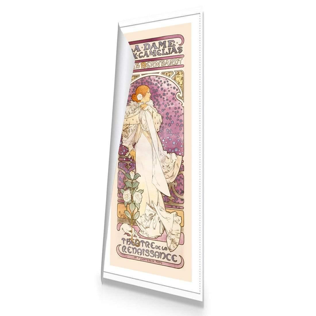 La Dame Aux Camelias By Alphonse Mucha - Wall Art Designs - 986_AL_V WAD_CP - MPY - 260 - M - R_60x20_NONE