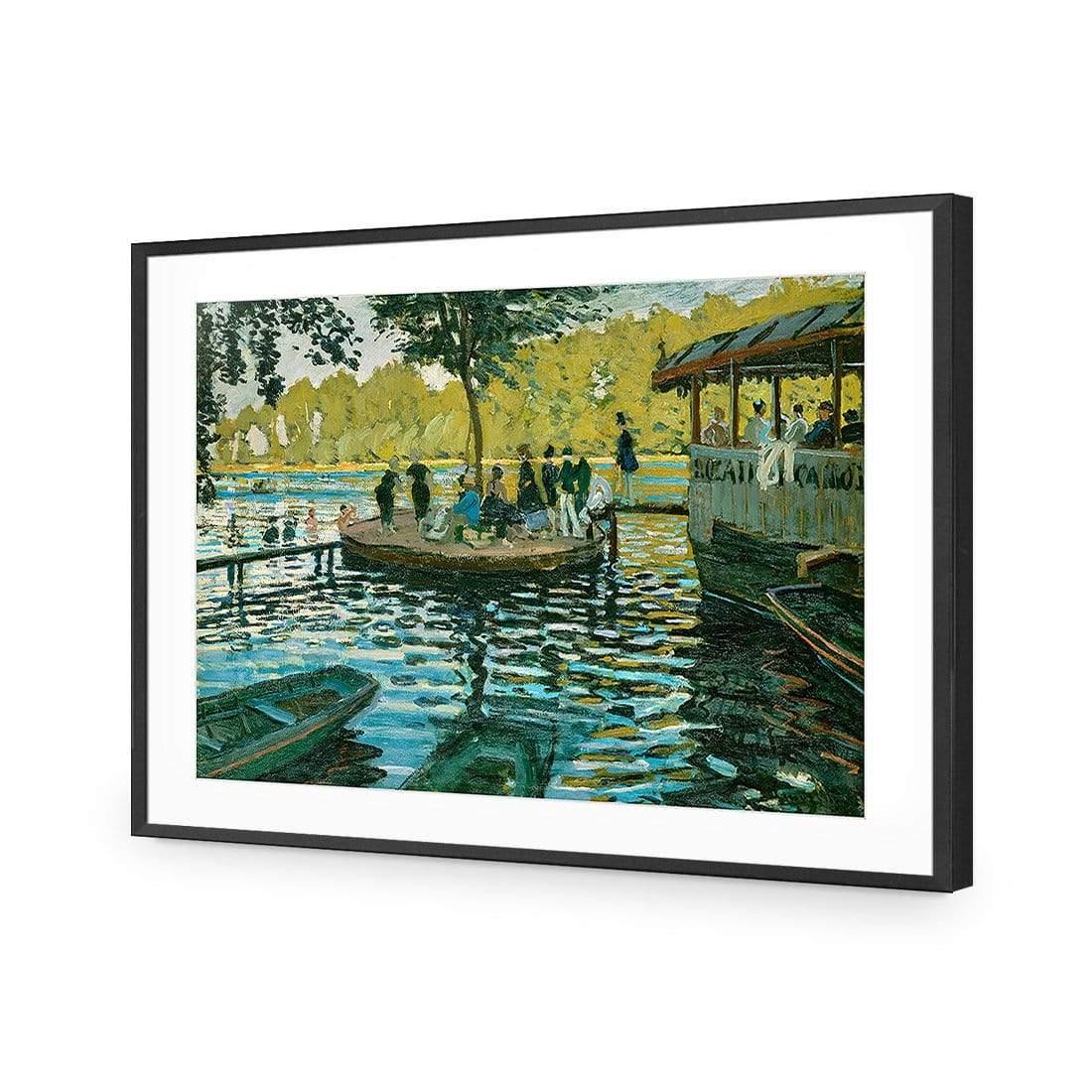 La Grenouillere by Monet - Wall Art Designs - 3815_AR_H CAF_AP - 030 - MAT_45x30_S - 2538 - BLK