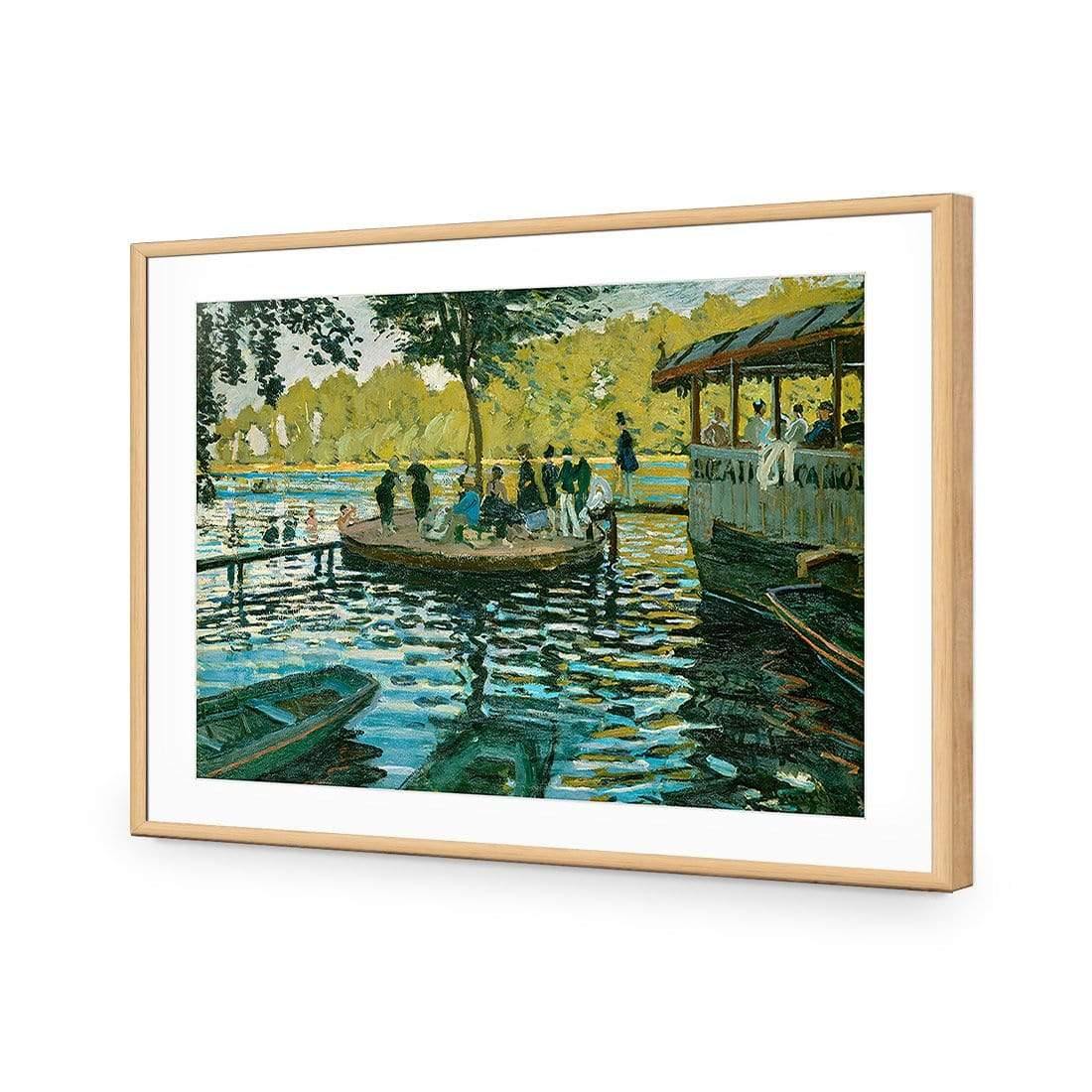 La Grenouillere by Monet - Wall Art Designs - 3815_AR_H CAF_AP - 030 - MAT_45x30_S - 2538 - OAK