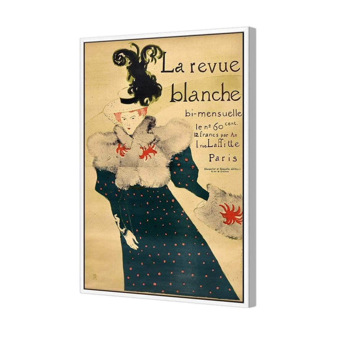 La Revue Blanche By Toulouse - Lautrec - Wall Art Designs - 989_AR_V WAD_CP - MPY - 260 - M - S - S_45x30_S - 1550 - WHT