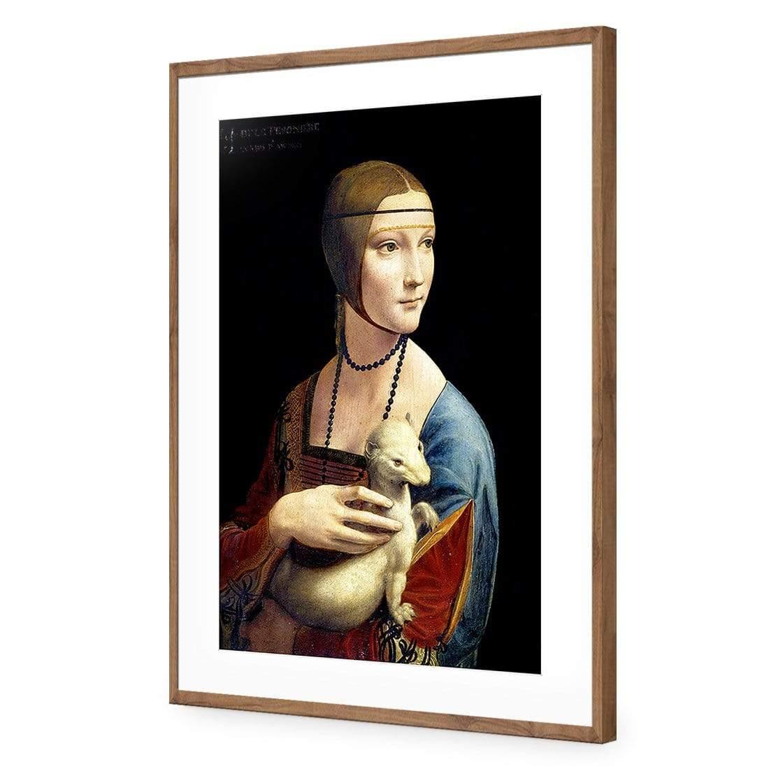 Lady with Ermine By Leonardo Da Vinci - Wall Art Designs - 3389_AR_V WAD_AP - 030 - MAT_45x30_S - 2538 - NAT