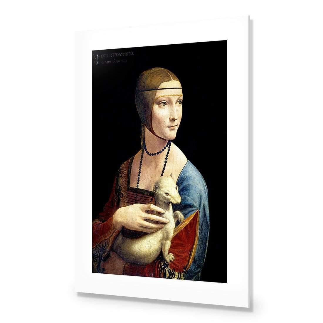 Lady with Ermine By Leonardo Da Vinci - Wall Art Designs - 3389_AR_V WAD_AP - 030 - MAT_45x30_NONE