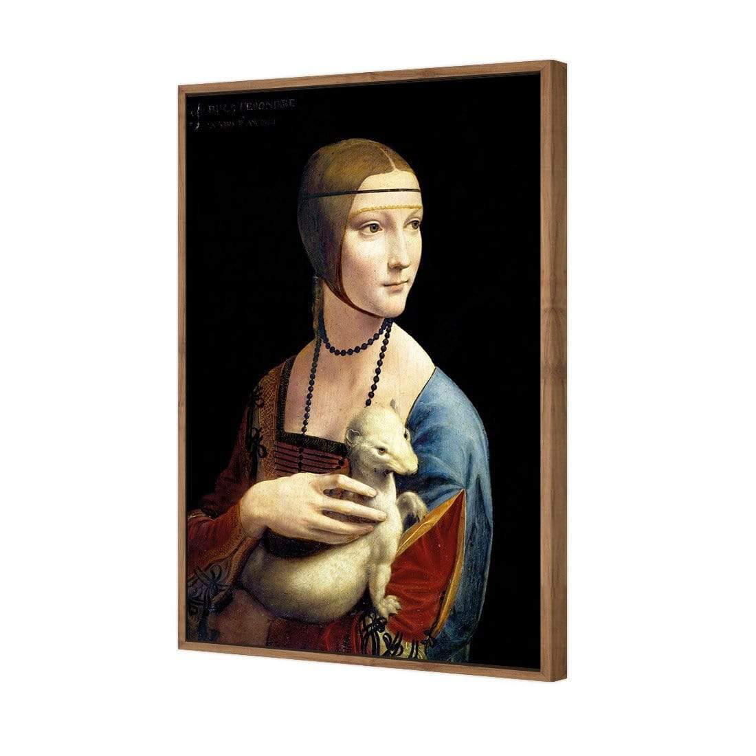 Lady with Ermine By Leonardo Da Vinci - Wall Art Designs - 3389_AR_V WAD_CP - MPY - 260 - M - S - S_45x30_S - 1550 - NAT