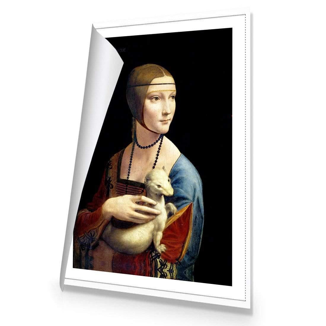 Lady with Ermine By Leonardo Da Vinci - Wall Art Designs - 3389_AR_V WAD_CP - MPY - 260 - M - R_45x30_NONE