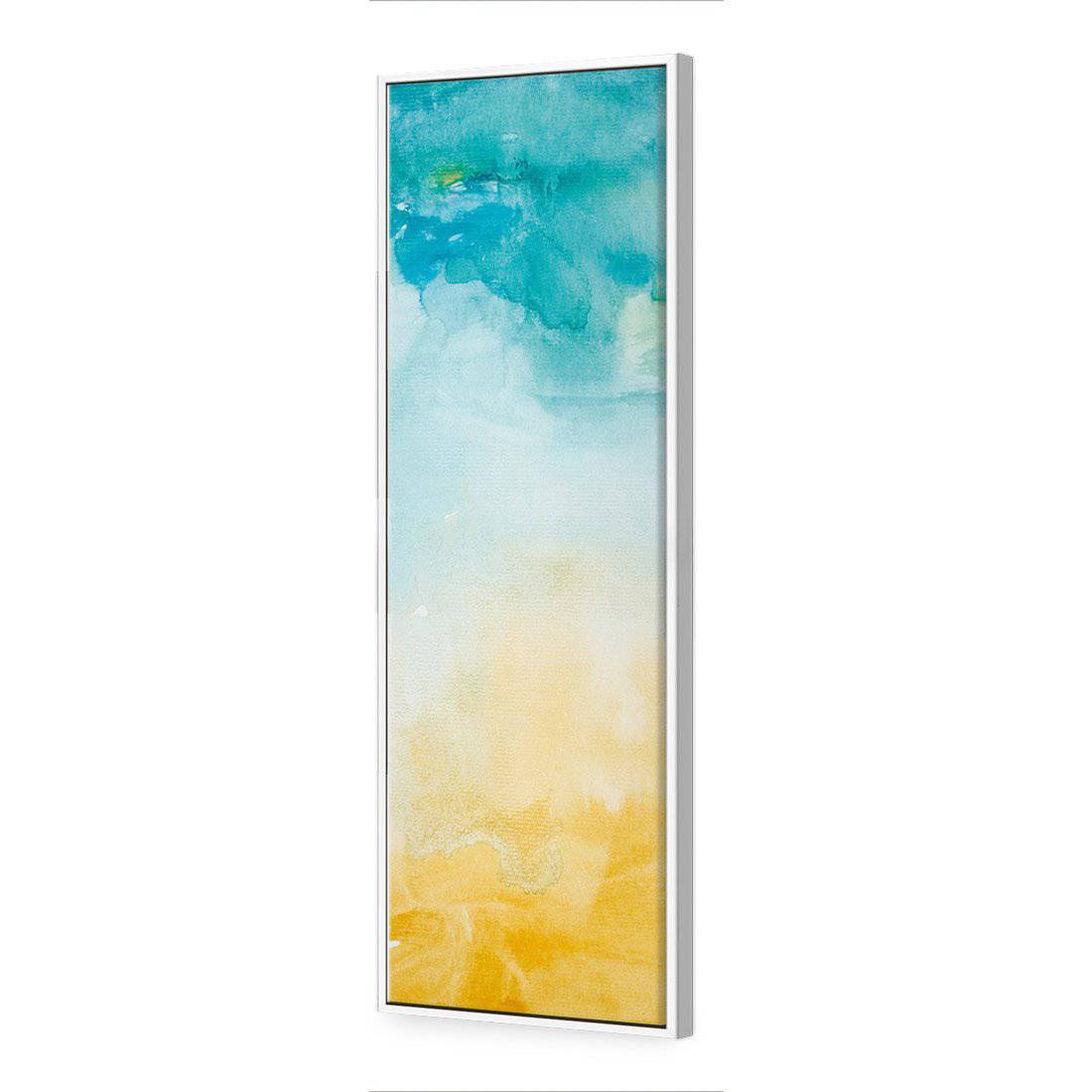 Land and Sea | Standard Canvas | Floating Frame | White
