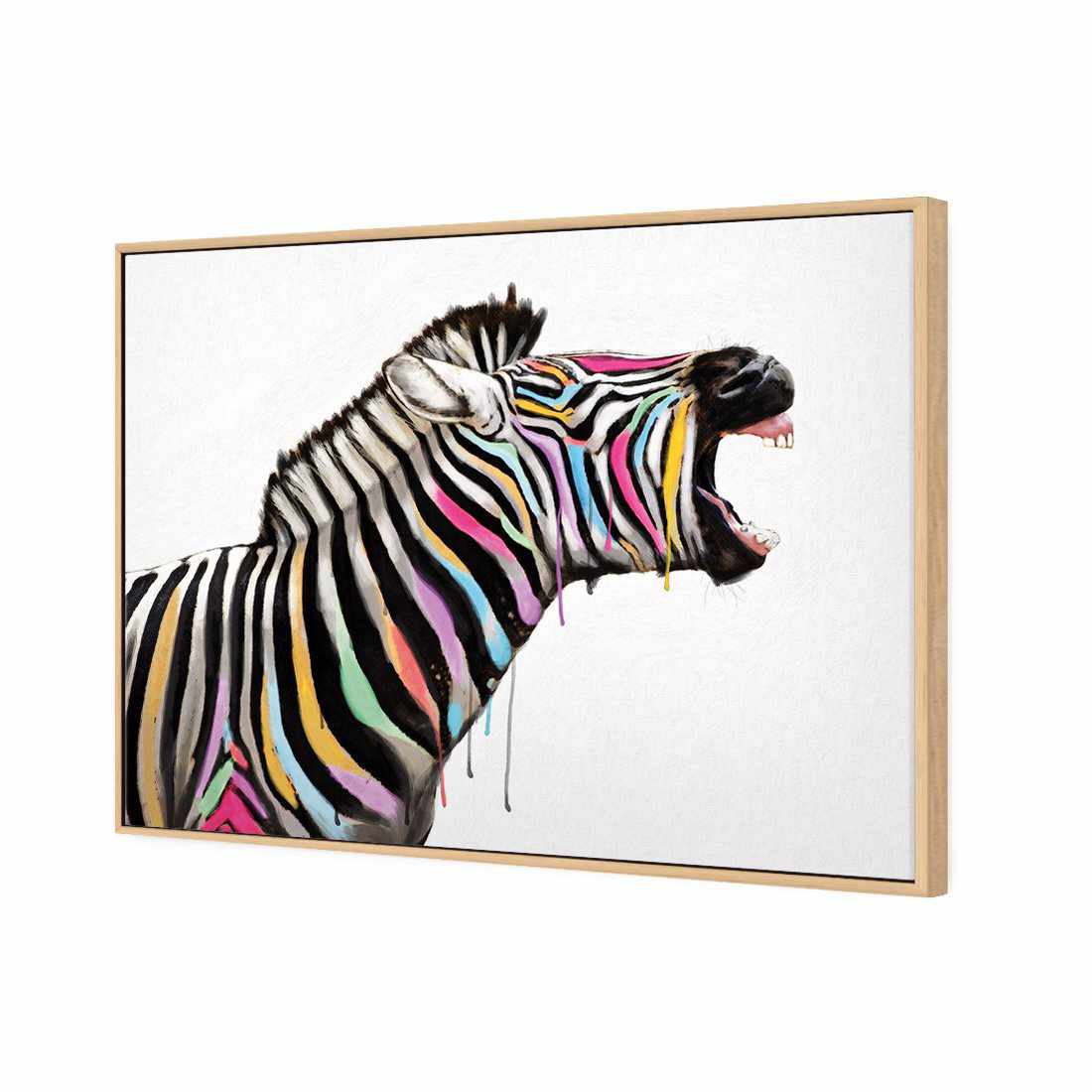 Laughing Stock, Rectangle | Classic Canvas | Floating Frame | Oak