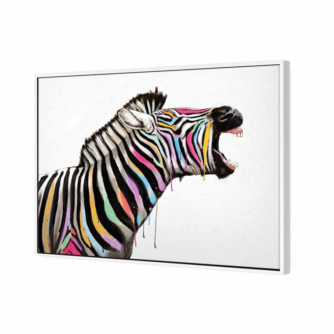 Laughing Stock, Rectangle | Classic Canvas | Floating Frame | White