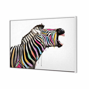 Laughing Stock, Rectangle | Classic Canvas | Floating Frame | White