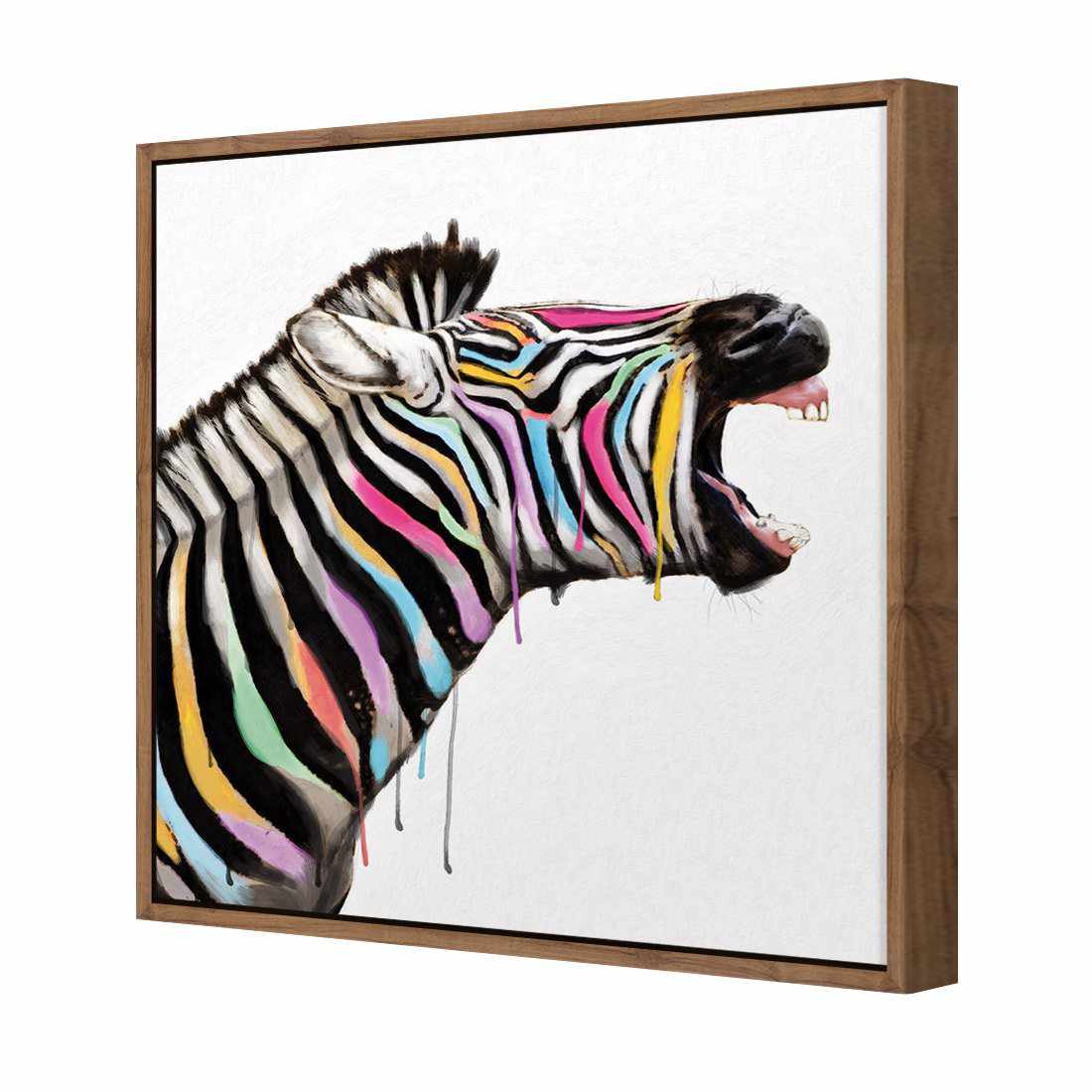 Laughing Stock, Square | Standard Canvas | Floating Frame | Natural