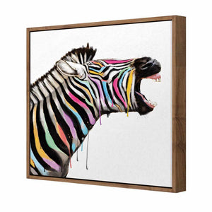 Laughing Stock, Square | Standard Canvas | Floating Frame | Natural