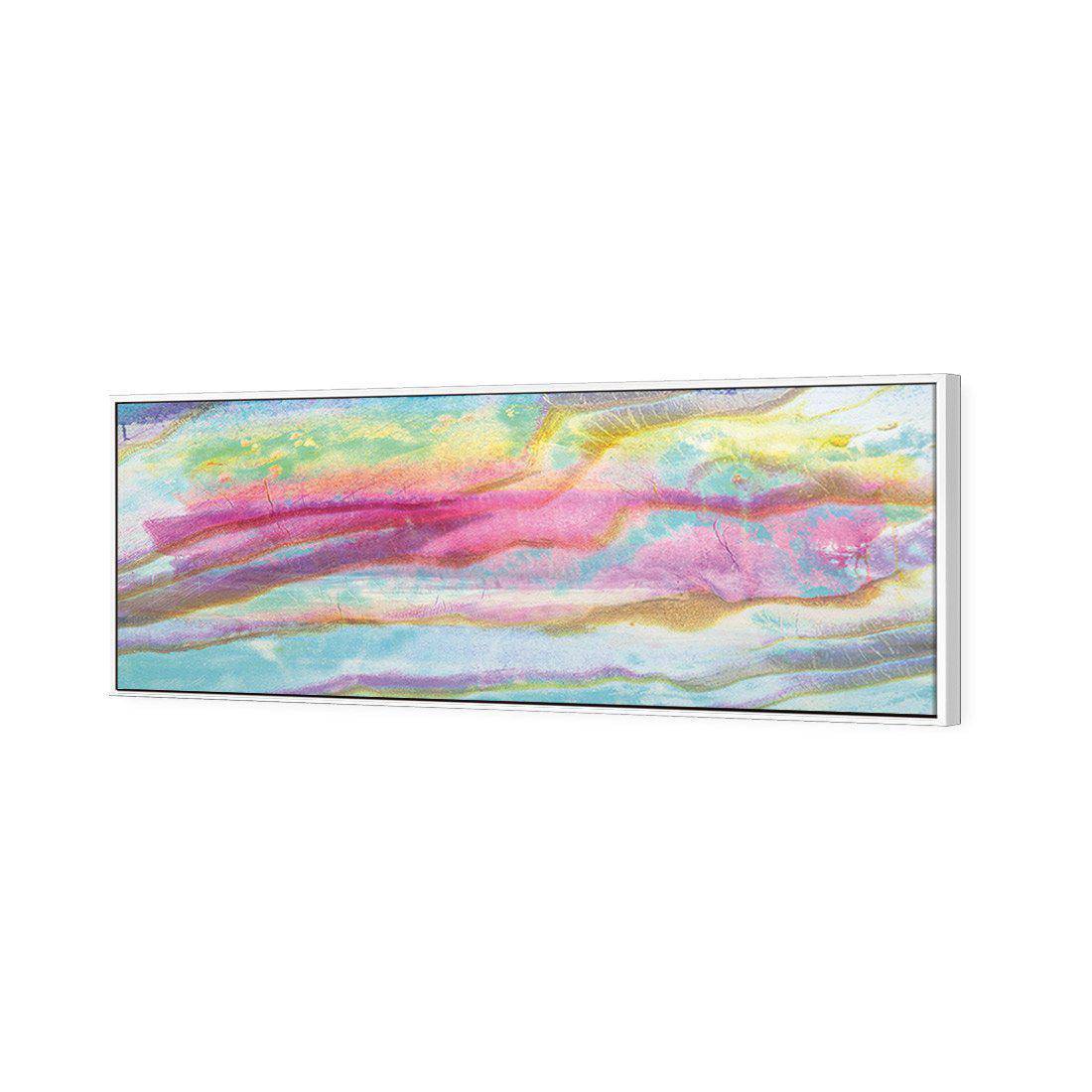 Laughter Lines | Standard Canvas | Floating Frame | White