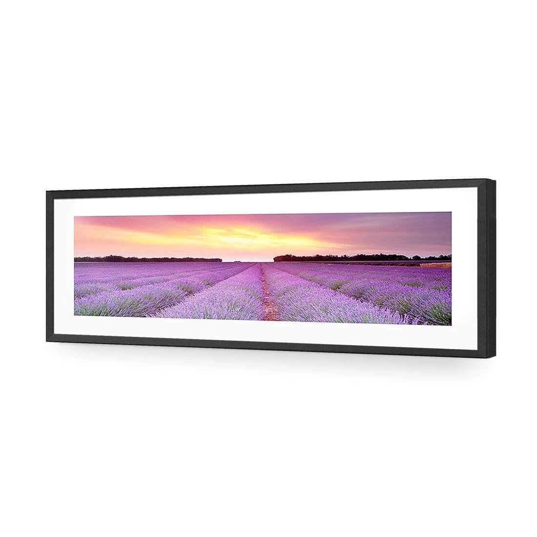 Lavender Sunset (long) - Wall Art Designs - 903_AL_H WAD_AP - 030 - MAT_90x30_S - 2538 - BLK