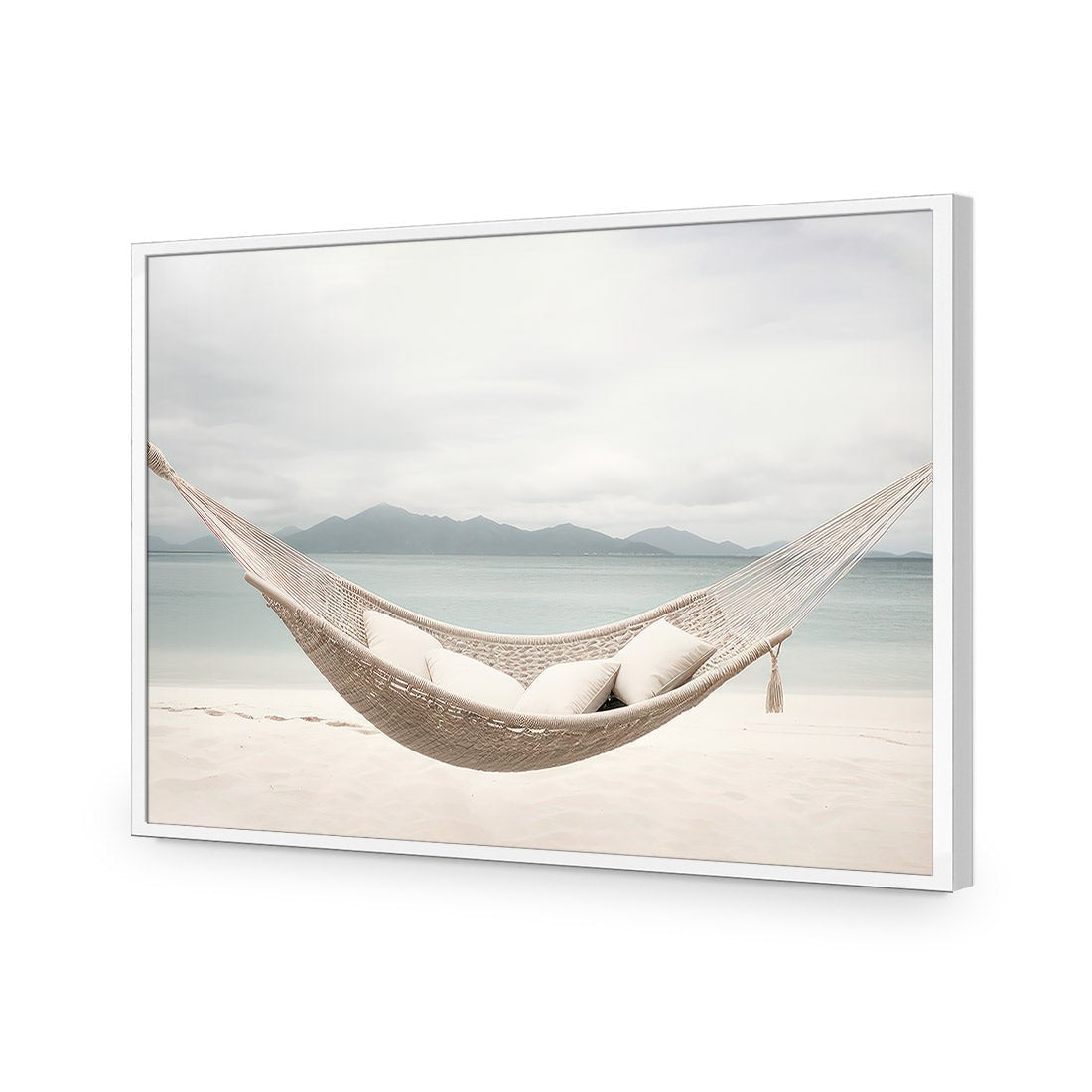 Lazy Beach Day - Wall Art Designs - WH_1174_AR_H CAF_AP - 030 - EDG_45x30_S - 2538 - WHT