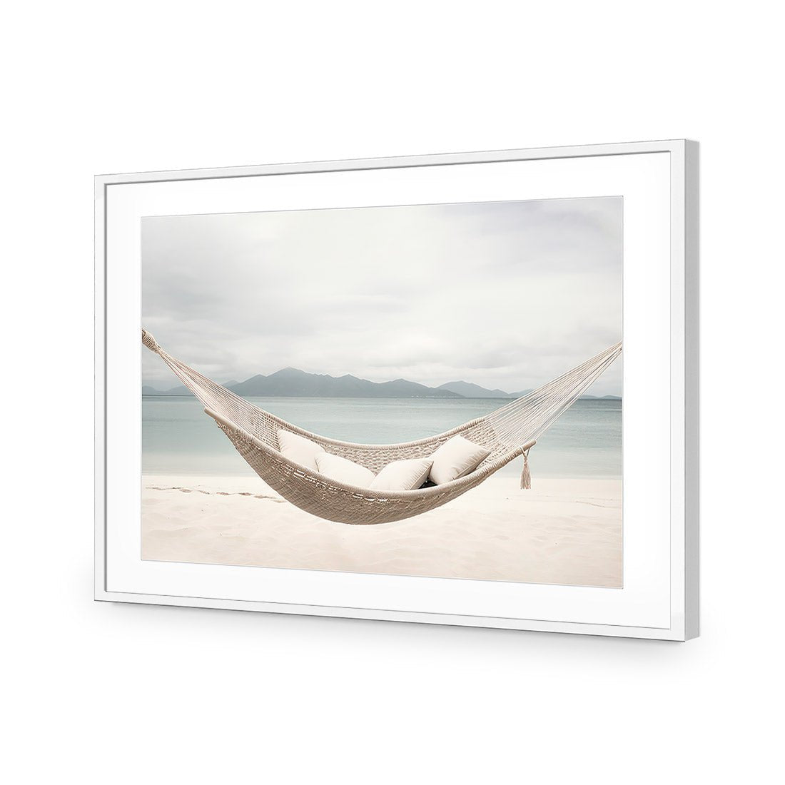 Lazy Beach Day - Wall Art Designs - WH_1174_AR_H CAF_AP - 030 - MAT_45x30_S - 2538 - WHT