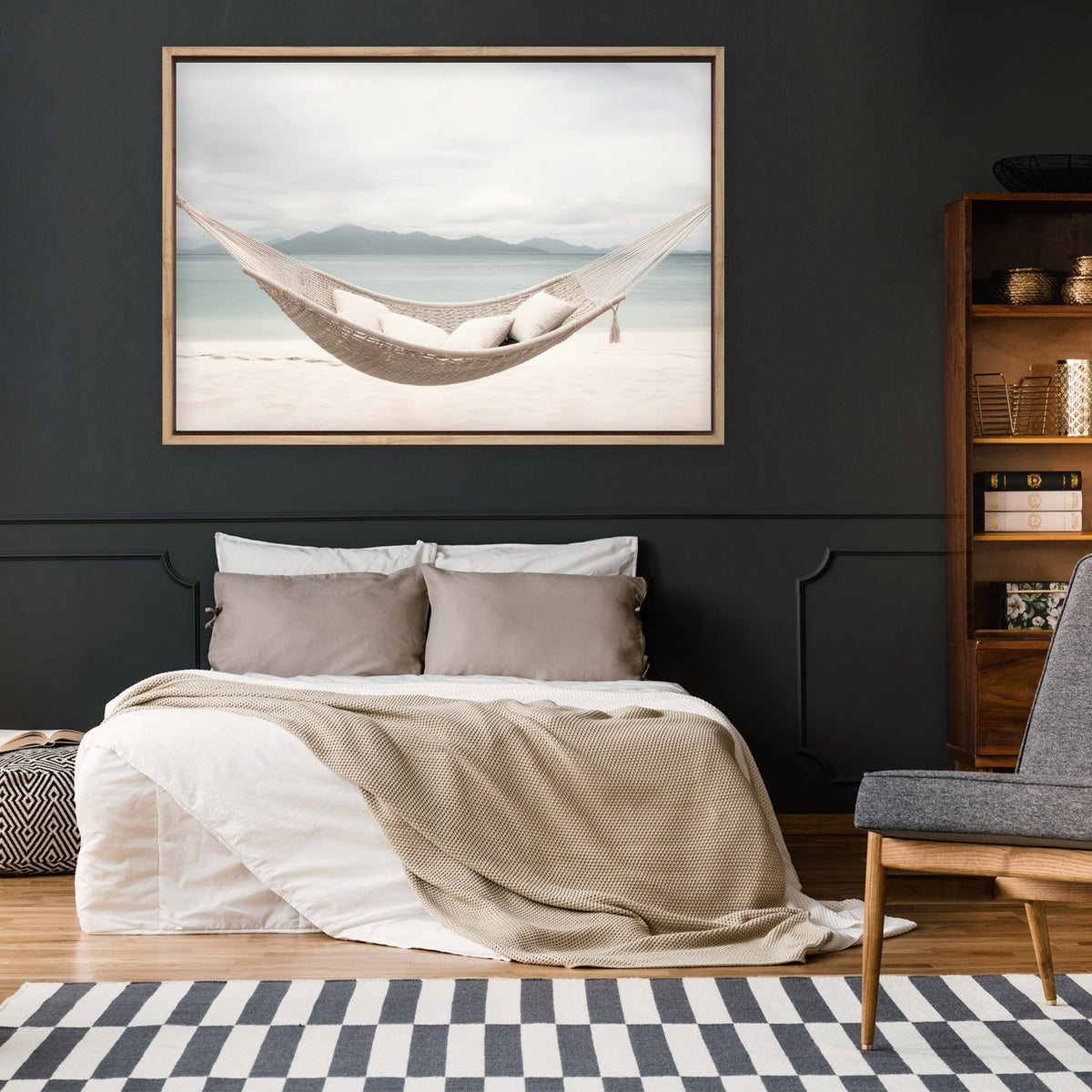 Lazy Beach Day | Classic Canvas | No Frame | Stretched Canvas