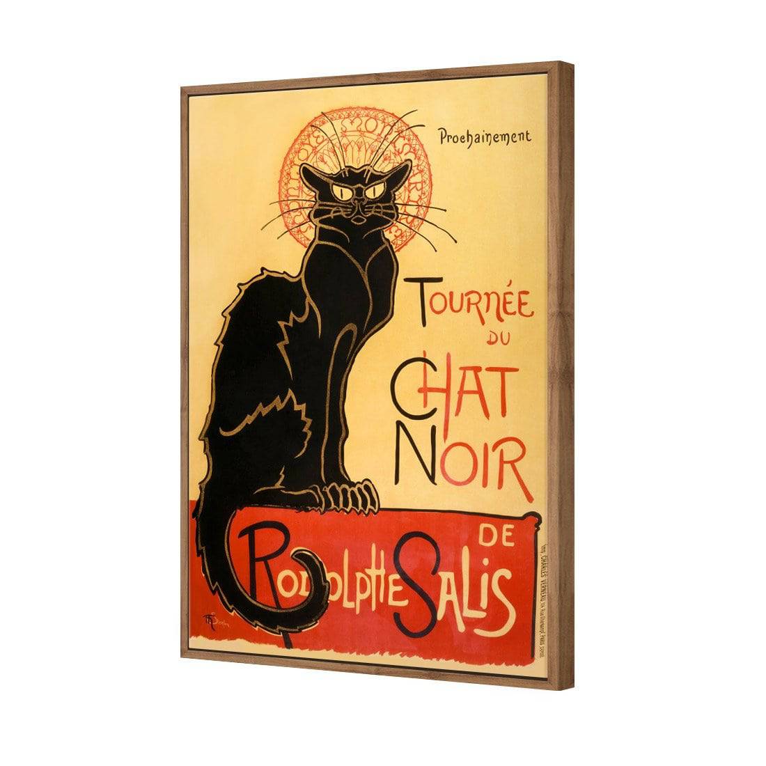 Le Chat Noir By Steinlen Canvas Art - Wall Art Designs - 691_AR_V WAD_CP - MPY - 260 - M - S - S_45x30_S - 1550 - NAT_ART