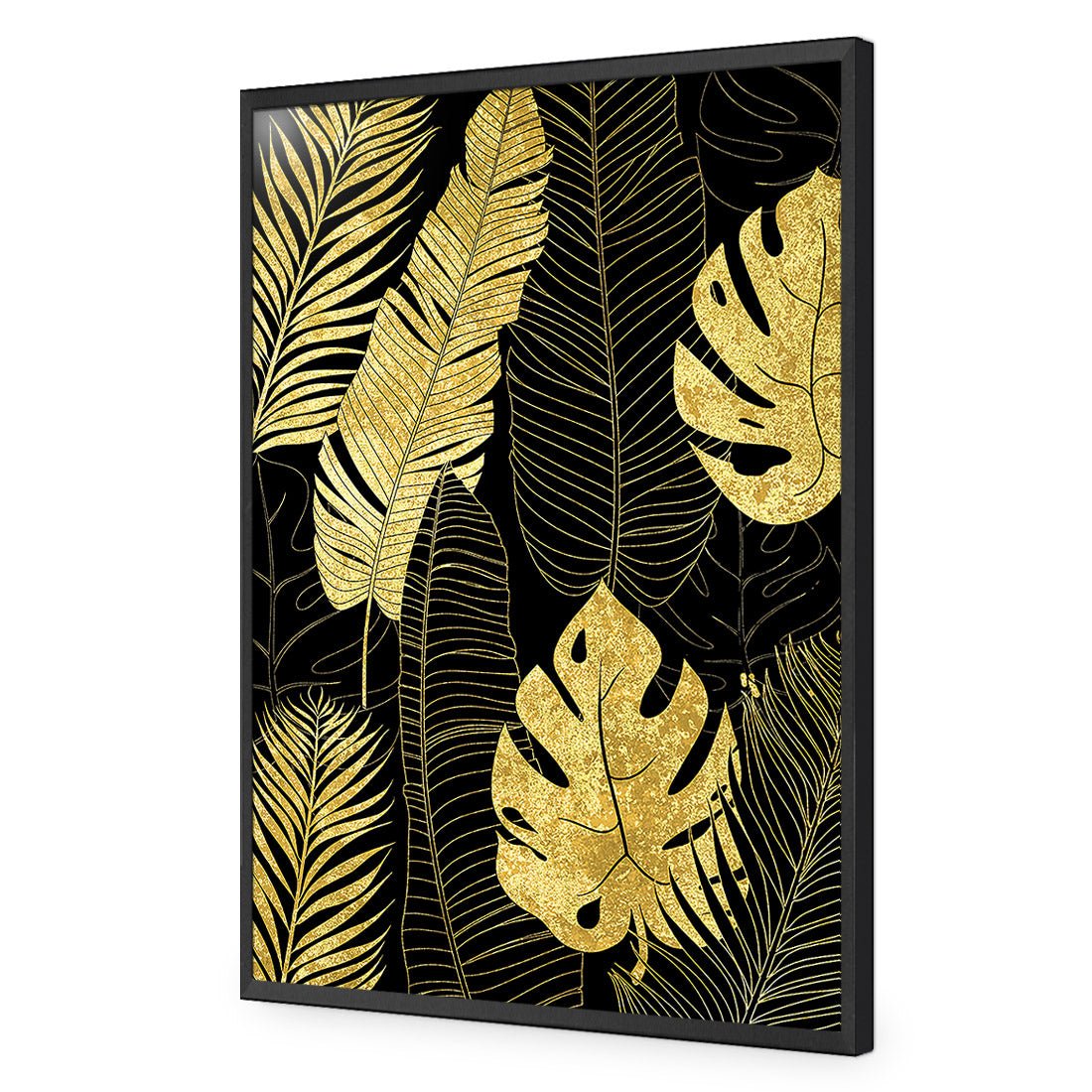 Leaf Montage 1 Gold - Wall Art Designs - 3206_BR_V WAD_CP - MPY - 260 - M - S - S_45x30_NONE