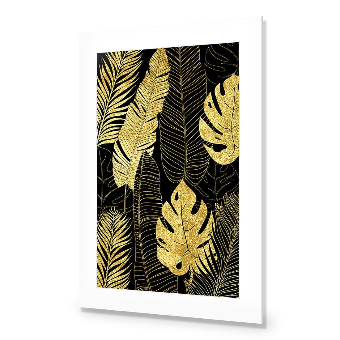 Leaf Montage 1 Gold - Wall Art Designs - 3206_BR_V WAD_CP - MPY - 260 - M - S - S_45x30_NONE