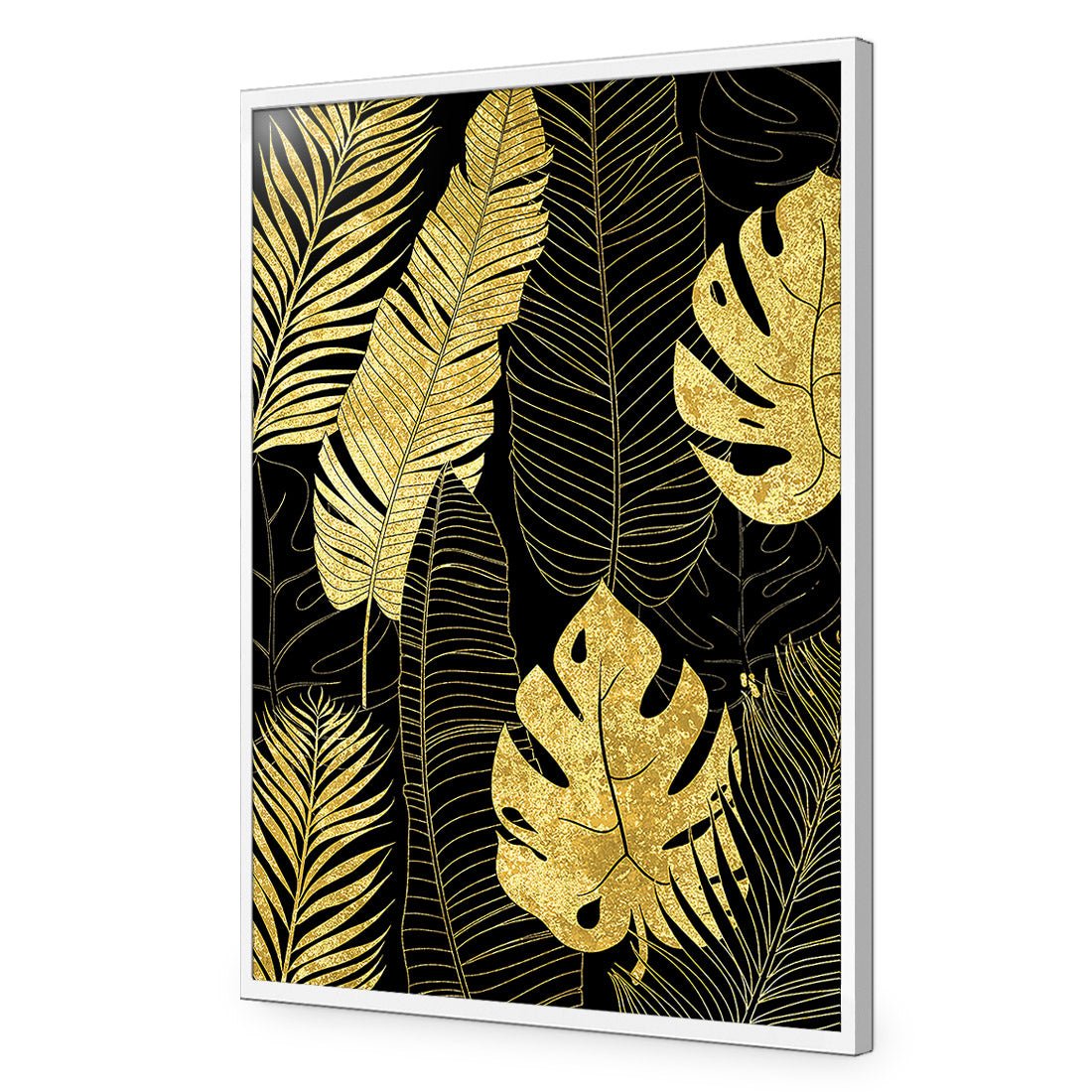 Leaf Montage 1 Gold - Wall Art Designs - 3206_BR_V WAD_CP - MPY - 260 - M - S - S_45x30_NONE