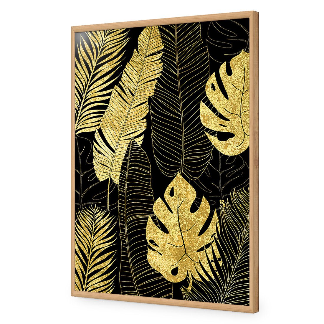 Leaf Montage 1 Gold - Wall Art Designs - 3206_BR_V WAD_CP - MPY - 260 - M - S - S_45x30_NONE