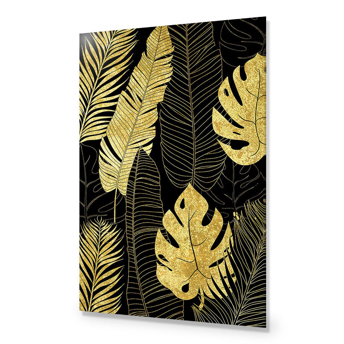 Leaf Montage 1 Gold - Wall Art Designs - 3206_BR_V WAD_CP - MPY - 260 - M - S - S_45x30_NONE