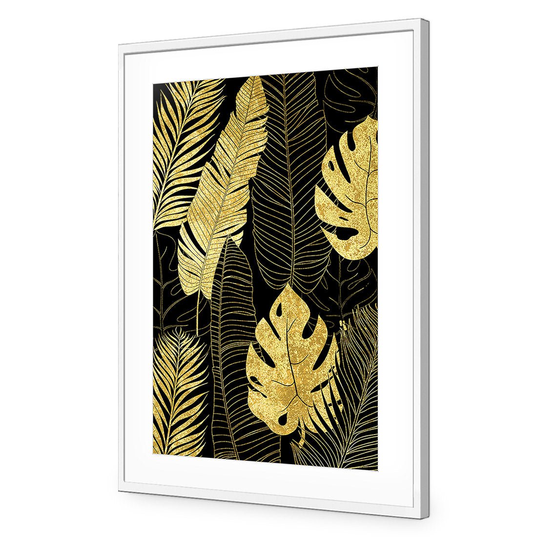 Leaf Montage 1 Gold - Wall Art Designs - 3206_BR_V WAD_CP - MPY - 260 - M - S - S_45x30_NONE