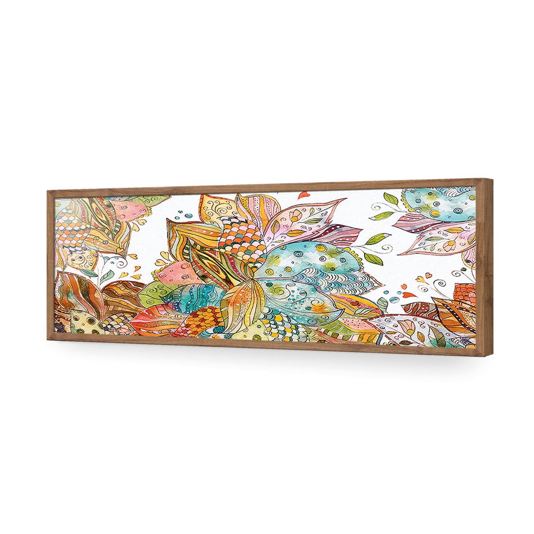 Leaf Relief (long) - Wall Art Designs - 2512_AL_H WAD_AP - 030 - EDG_90x30_S - 2538 - NAT