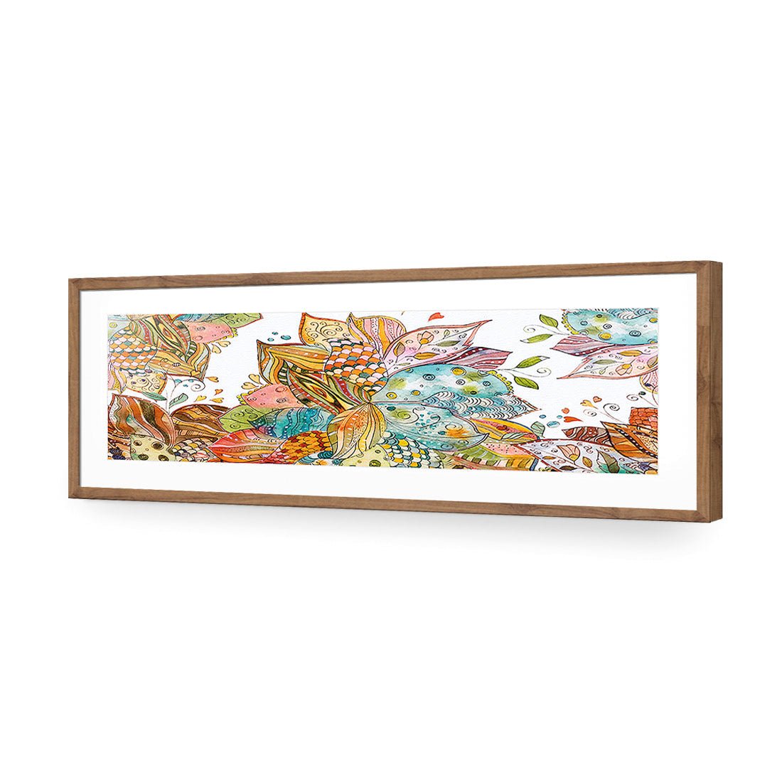 Leaf Relief (long) - Wall Art Designs - 2512_AL_H WAD_AP - 030 - MAT_90x30_S - 2538 - NAT