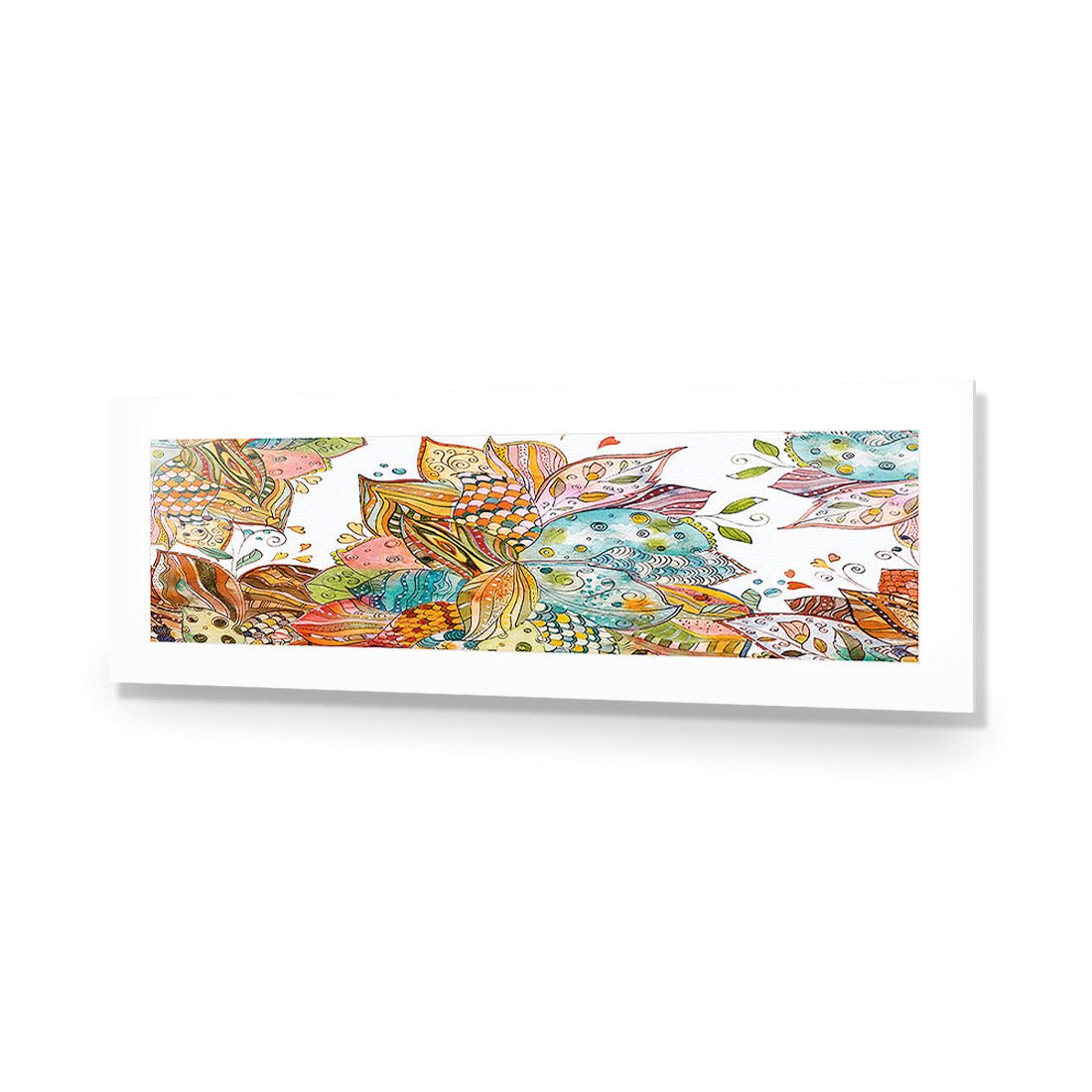 Leaf Relief (long) - Wall Art Designs - 2512_AL_H WAD_AP - 030 - MAT_90x30_NONE