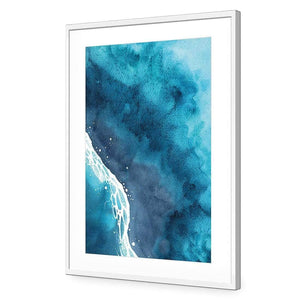 Life | Classic Acrylic | Flat Frame With Border | White