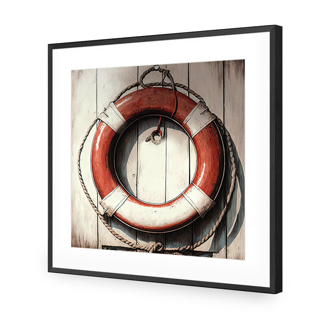 Lifesaver - Wall Art Designs - WH_1146_AS_Q CAF_AP - 030 - MAT_37x37_S - 2538 - BLK