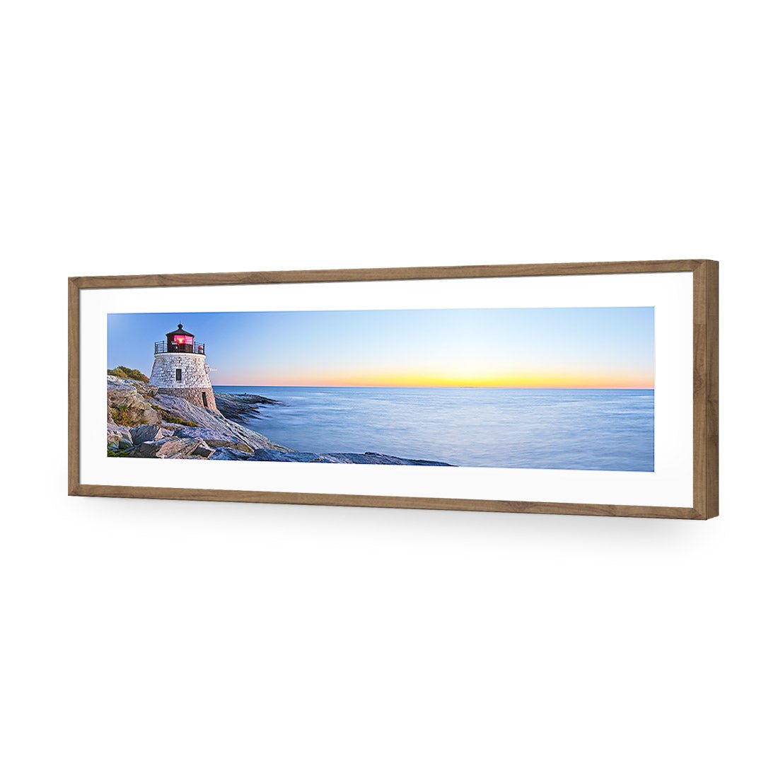 Lighthouse at Sunset (Long) - Wall Art Designs - 1179_AL_H WAD_AP - 030 - MAT_90x30_S - 2538 - NAT