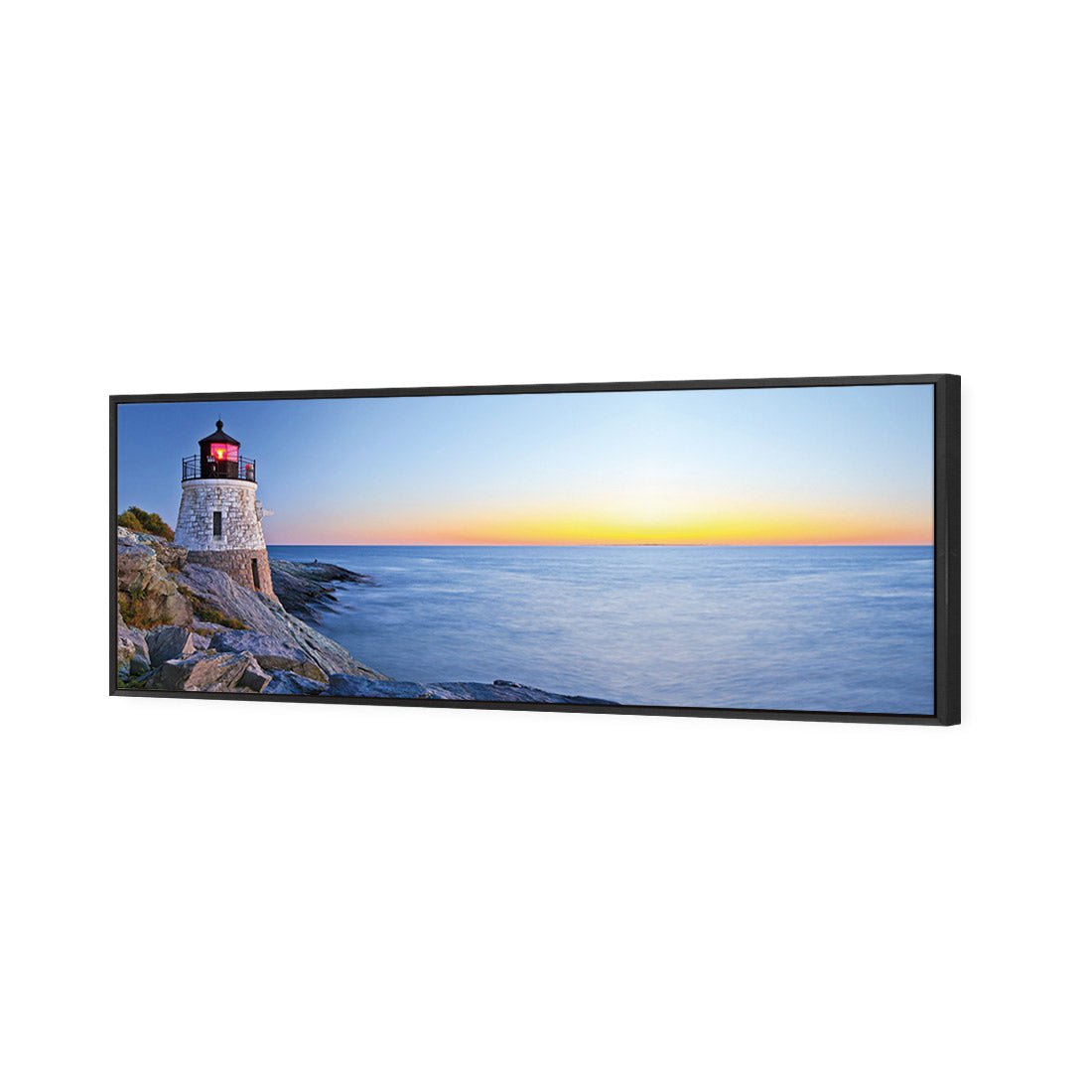 Lighthouse at Sunset (Long) - Wall Art Designs - 1179_AL_H WAD_CP - MPY - 260 - M - S - S_60x20_S - 1550 - BLK