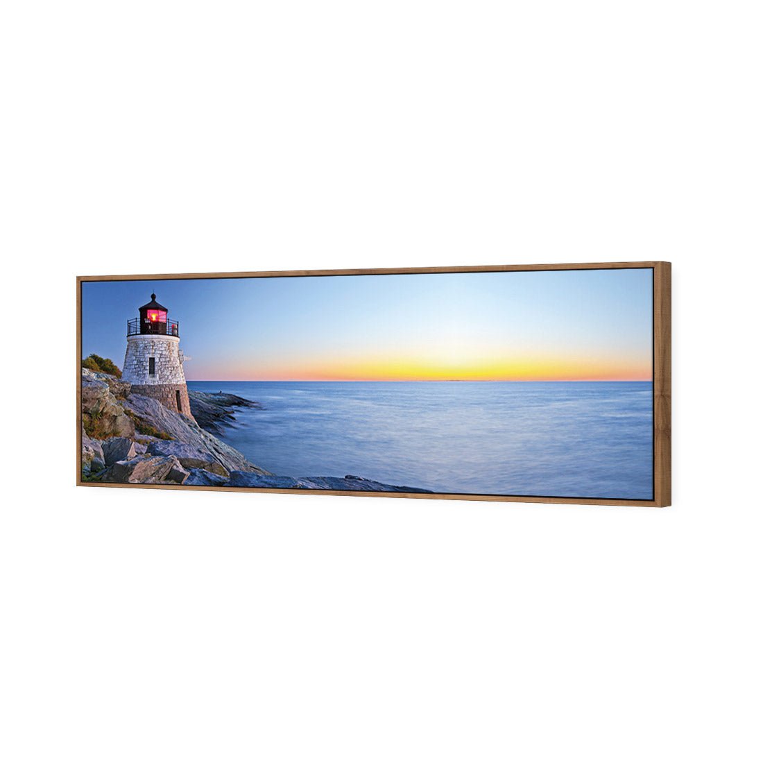 Lighthouse at Sunset (Long) - Wall Art Designs - 1179_AL_H WAD_CP - MPY - 260 - M - S - S_60x20_S - 1550 - NAT