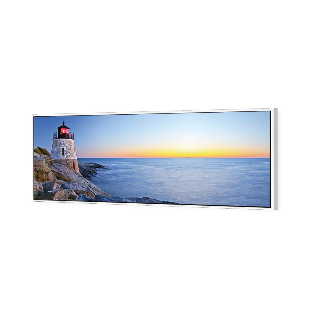 Lighthouse at Sunset (Long) - Wall Art Designs - 1179_AL_H WAD_CP - MPY - 260 - M - S - S_60x20_S - 1550 - WHT