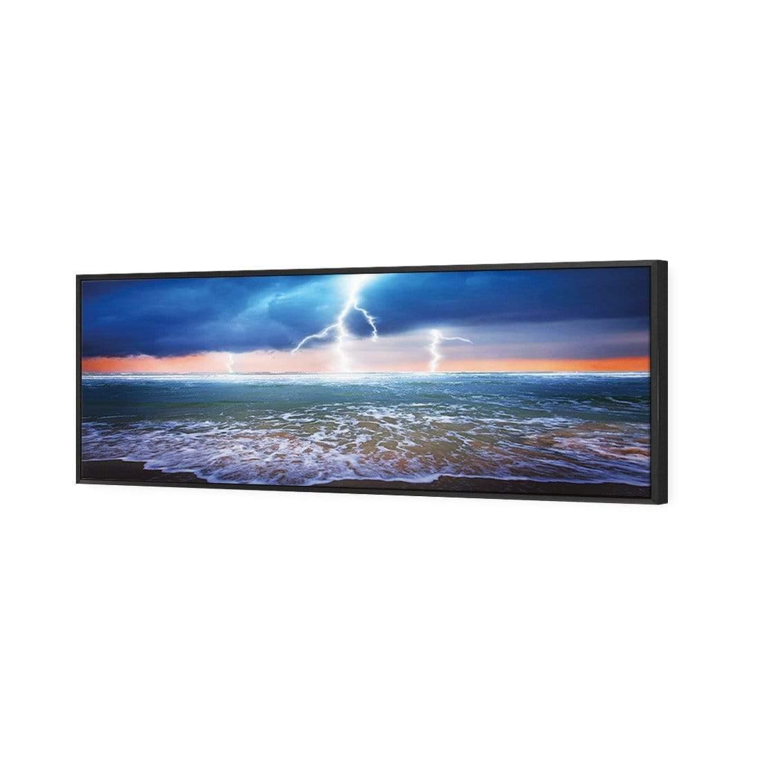 Lightning Beach (Long) - Wall Art Designs - 1229_AL_H CAF_CP - MPY - 260 - M - S - S_60x20_S - 1550 - BLK