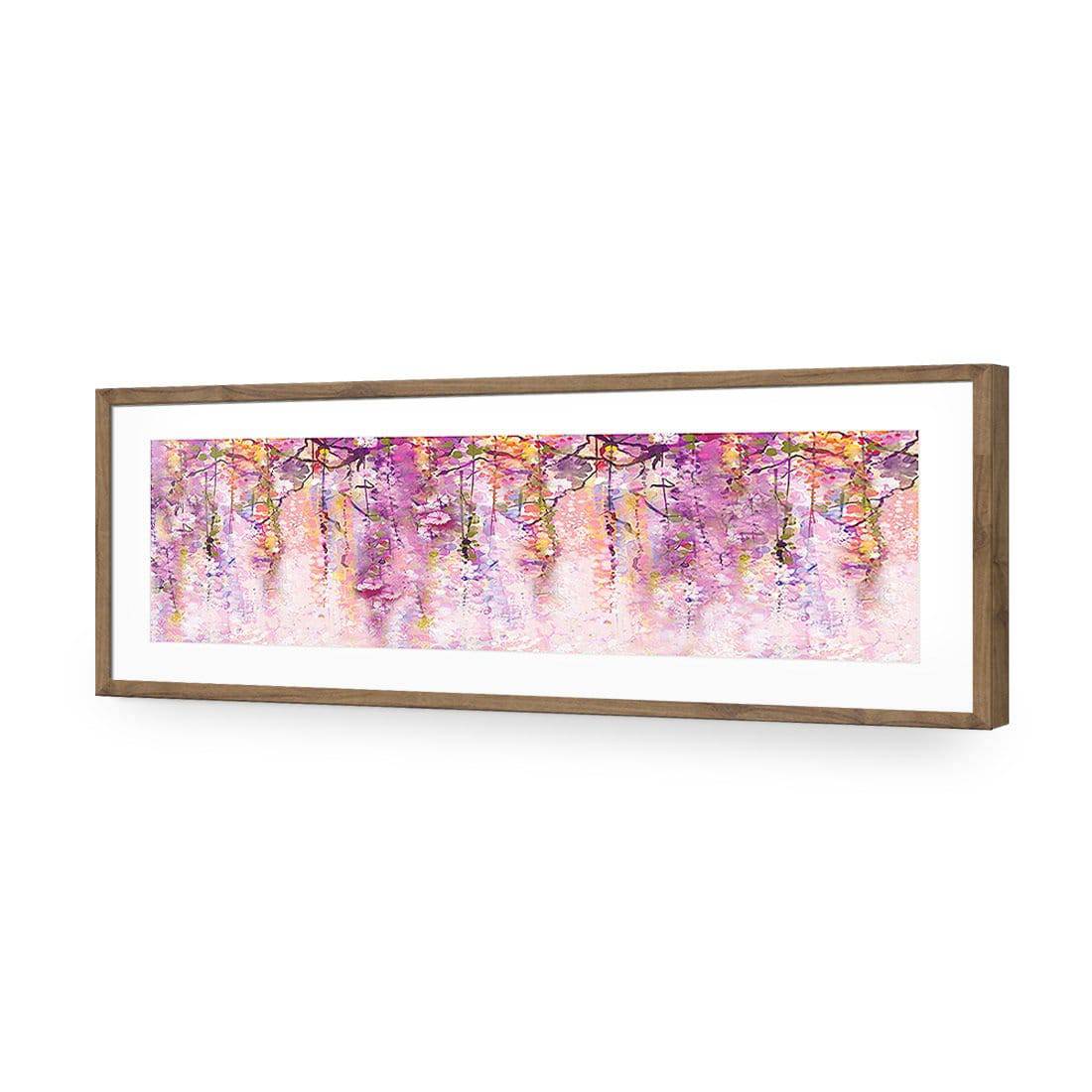 Lilac Dream, Long | Standard Acrylic | Flat Frame With Border | Natural