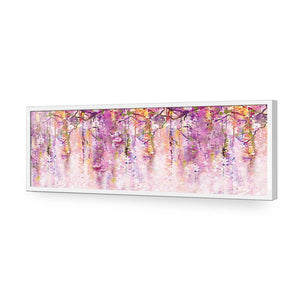 Lilac Dream, Long | Standard Acrylic | Flat Frame No Border | White