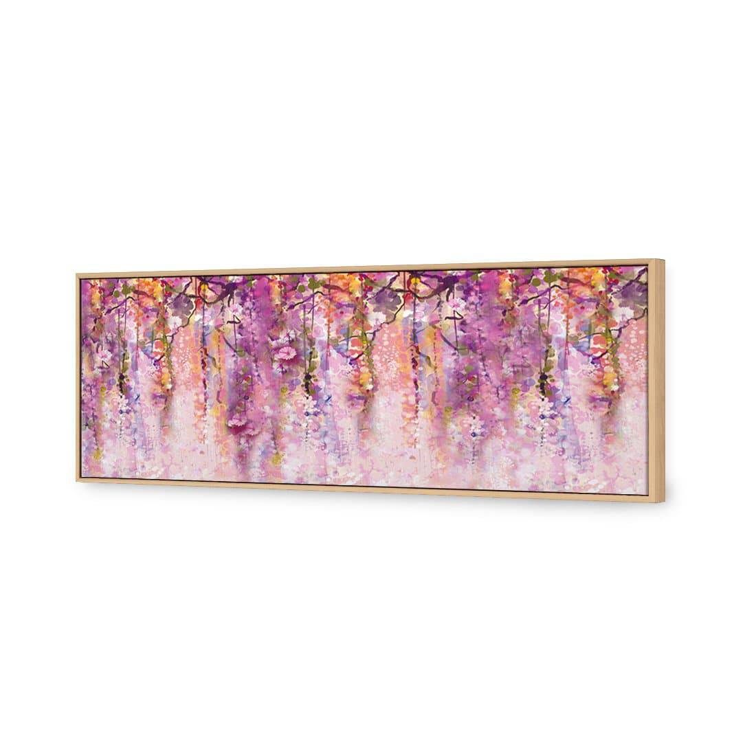 Lilac Dream, Long | Standard Canvas | Floating Frame | Oak