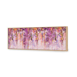 Lilac Dream, Long | Standard Canvas | Floating Frame | Oak