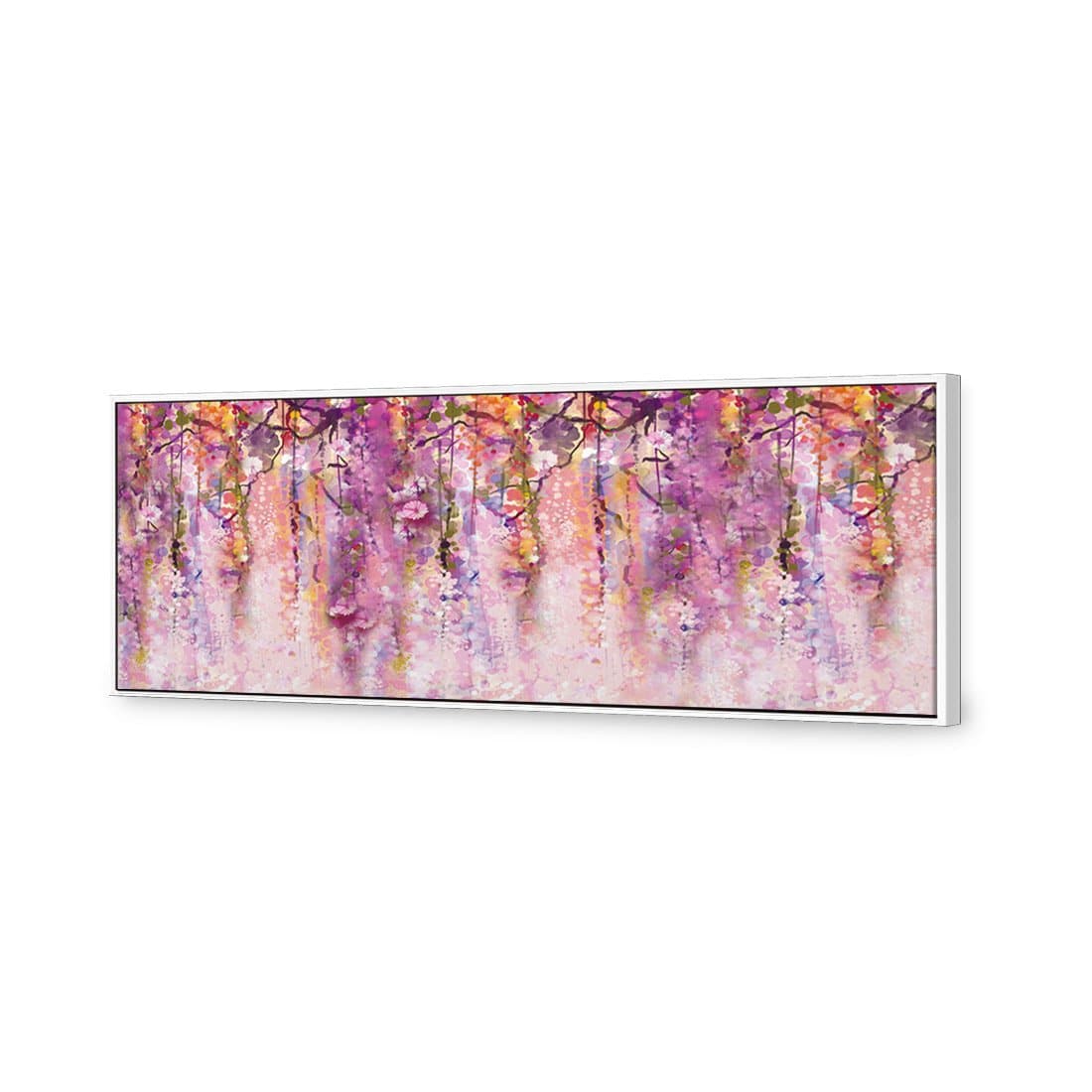 Lilac Dream, Long | Standard Canvas | Floating Frame | White
