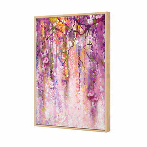 Lilac Dream, Rectangle | Standard Canvas | Floating Frame | Oak