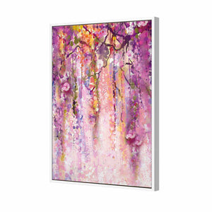 Lilac Dream, Rectangle | Standard Canvas | Floating Frame | White