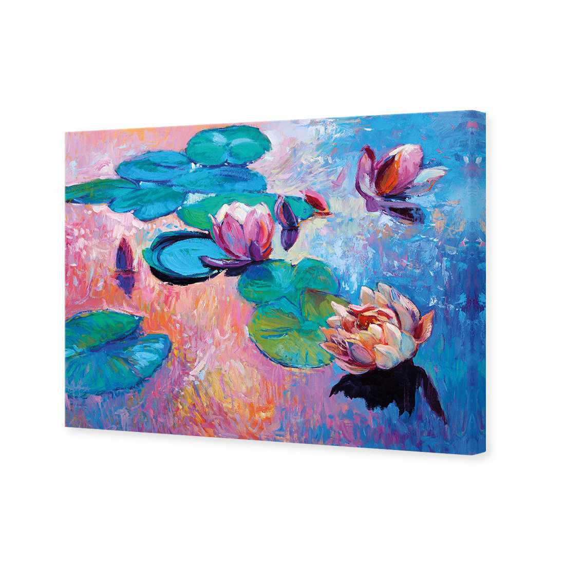 Lily Pads Canvas Art - Wall Art Designs - 2203_AR_H WAD_CP - MPY - 260 - M - S - S_45x30_NONE