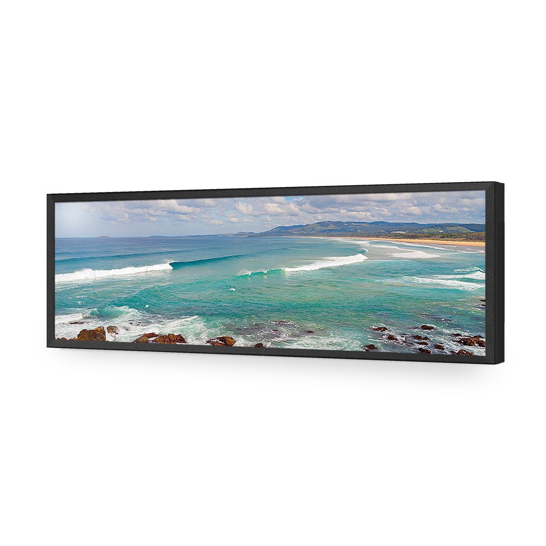 Line Up Back Beach - Wall Art Designs - 1943_AL_H WAD_AP - 030 - EDG_90x30_S - 2538 - BLK