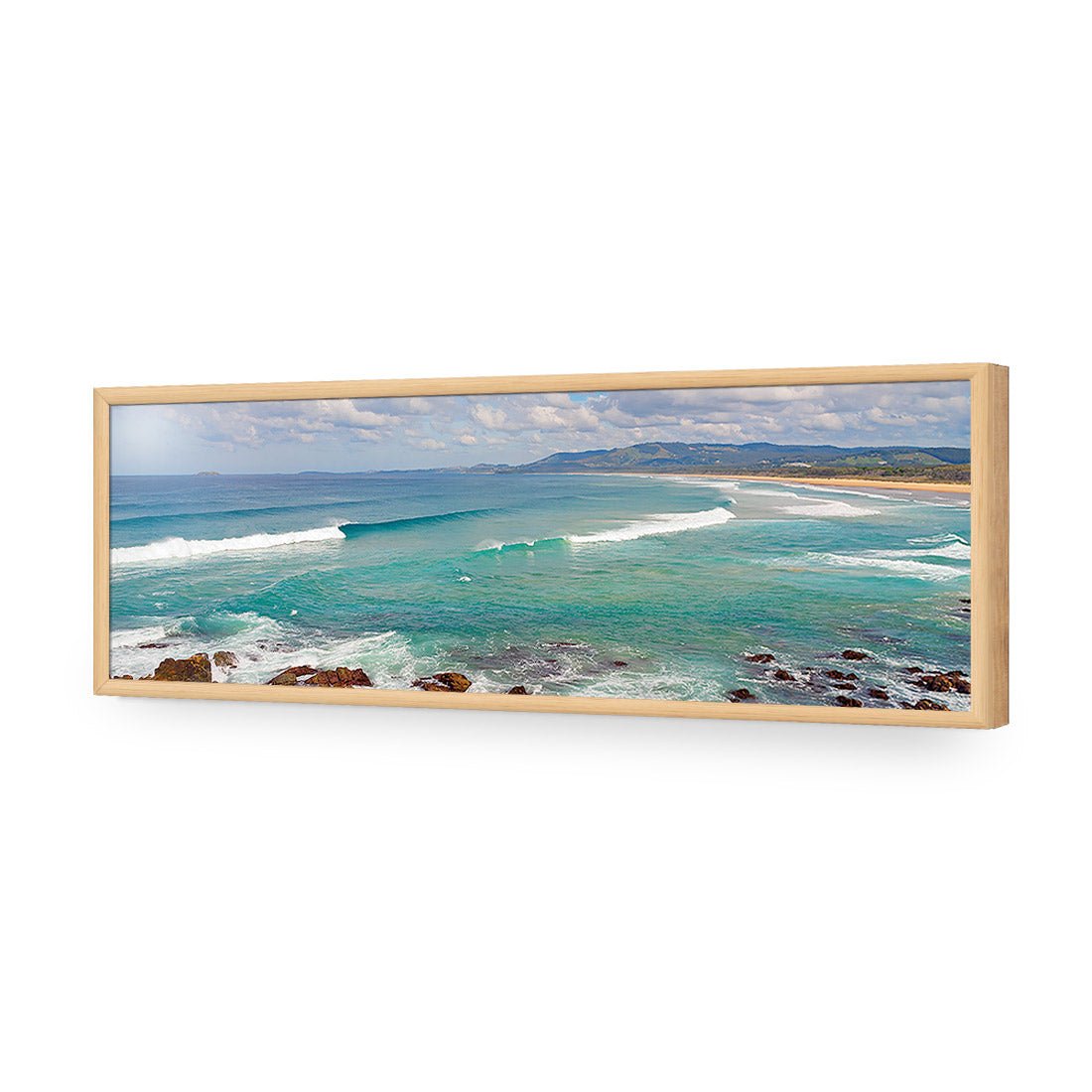 Line Up Back Beach - Wall Art Designs - 1943_AL_H WAD_AP - 030 - EDG_90x30_S - 2538 - OAK