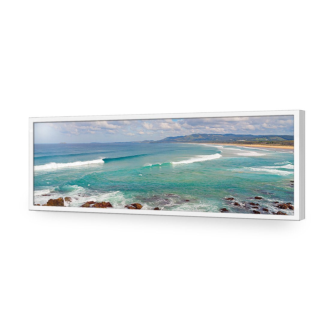 Line Up Back Beach - Wall Art Designs - 1943_AL_H WAD_AP - 030 - EDG_90x30_S - 2538 - WHT